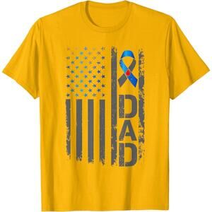 Type 1 Diabetes Awareness T1D Dad Of Warrior Diabetic Unisex T-Shirt
